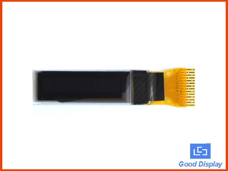 0.69 inch small white 96x16 dots OLED display GDOA0069W