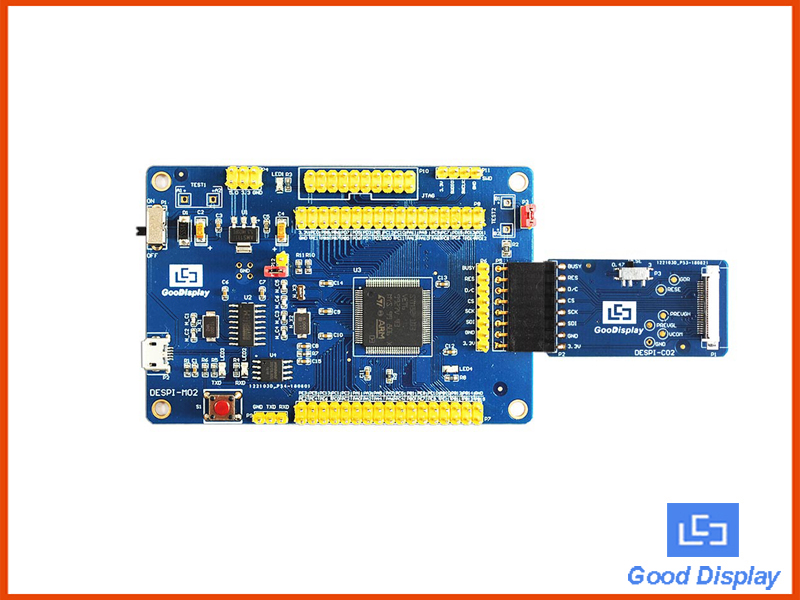 E-paper display development demo kit with SPI interface and Micro USB interface