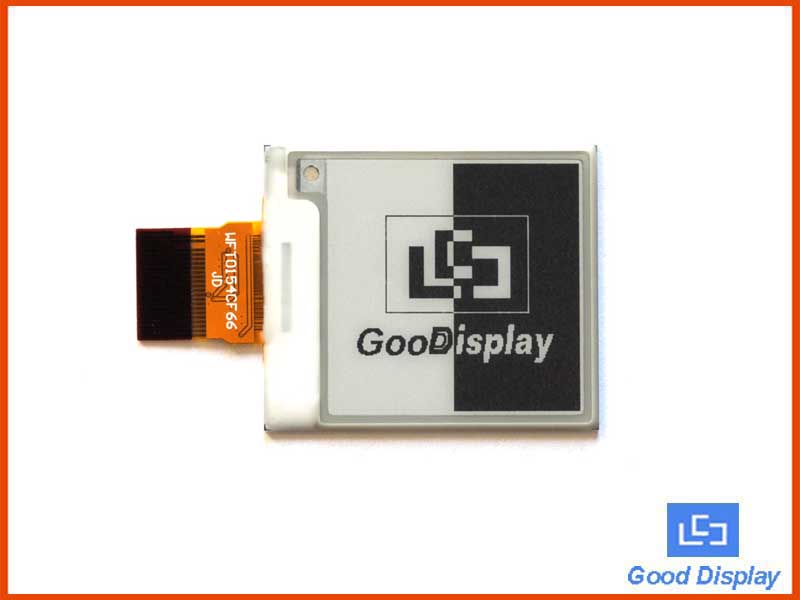 1.54 inch e-paper display high resolution 200x200 partial refresh GDEW0154M09