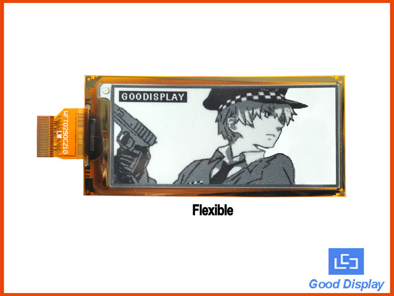 2.9 inch flexible 4 grayscale e ink display module e paper display buy epd display manufacture GDEW029I6F