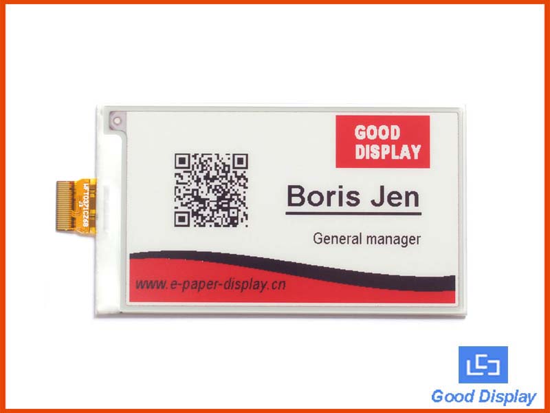 3.71 inch Three colors red e-paper display module GDEW0371Z80