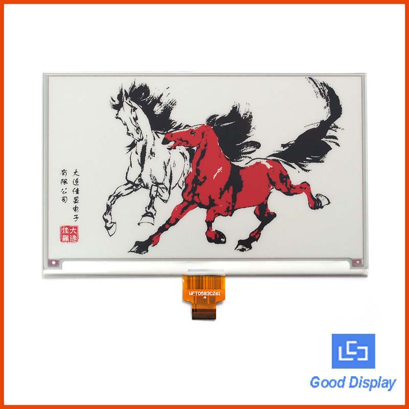 7.5 inch tri-color e-paper display large electronic paper screen  GDEW075Z09,3-Color EPD,e-pape
