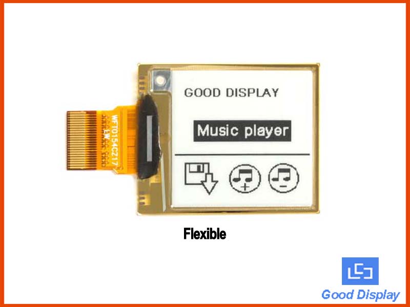 1.54 inch small flexible partial refresh eink screen 4 Grayscale epaper display panel - GDEW0154I9F