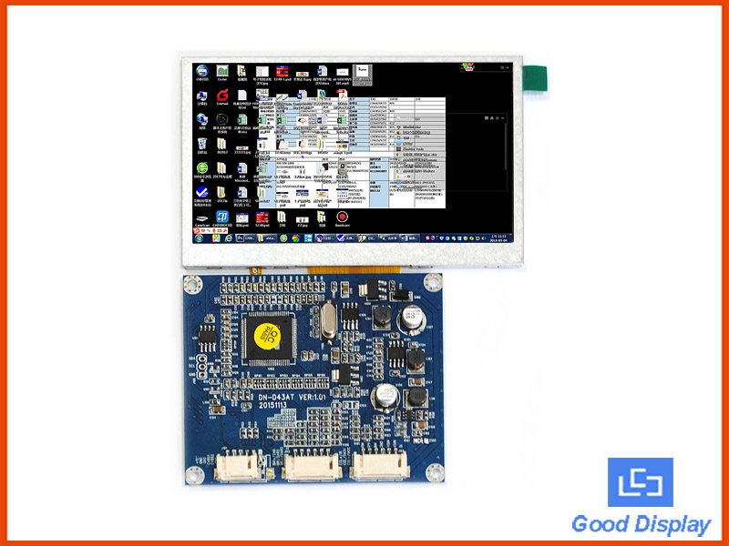 4.3" TFT LCD Module with video and VGA input GDN-D43AT-W043W03Q